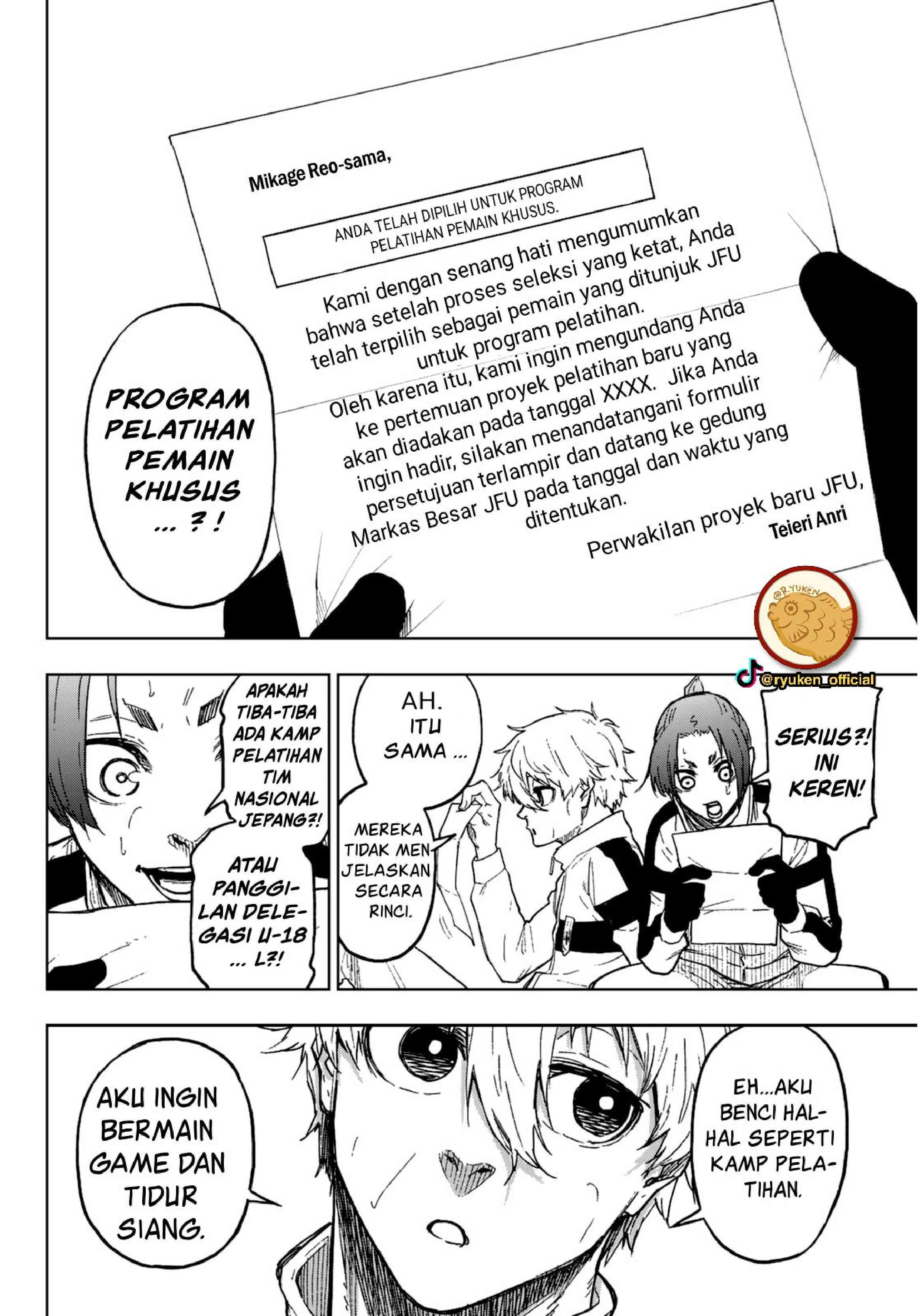 Read Blue Lock Episode Nagi ID Manga Online