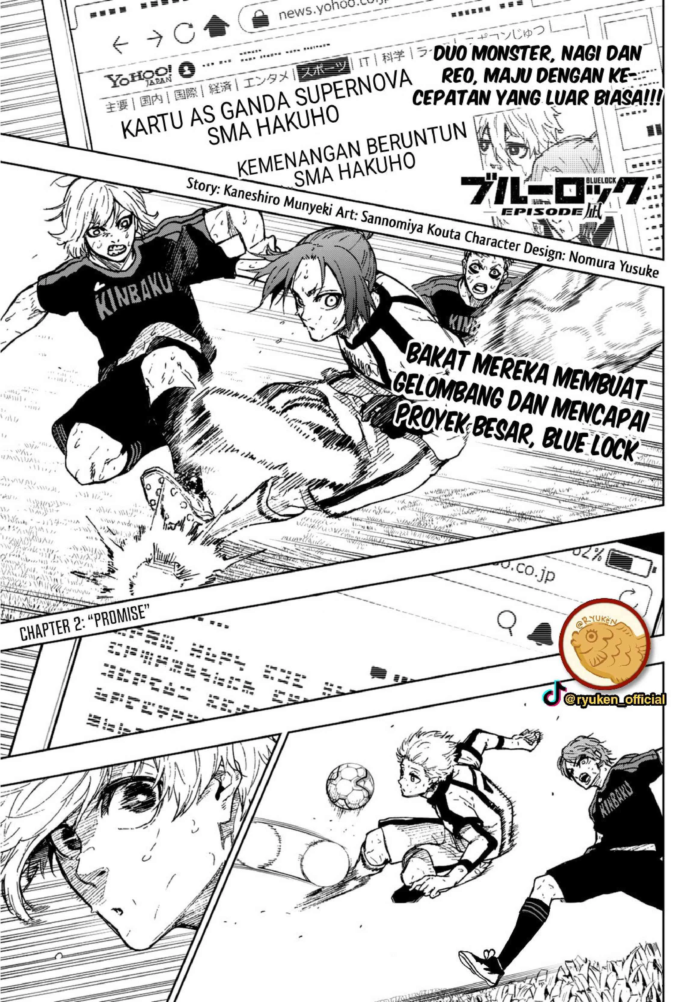 Read Blue Lock Episode Nagi ID Manga Online