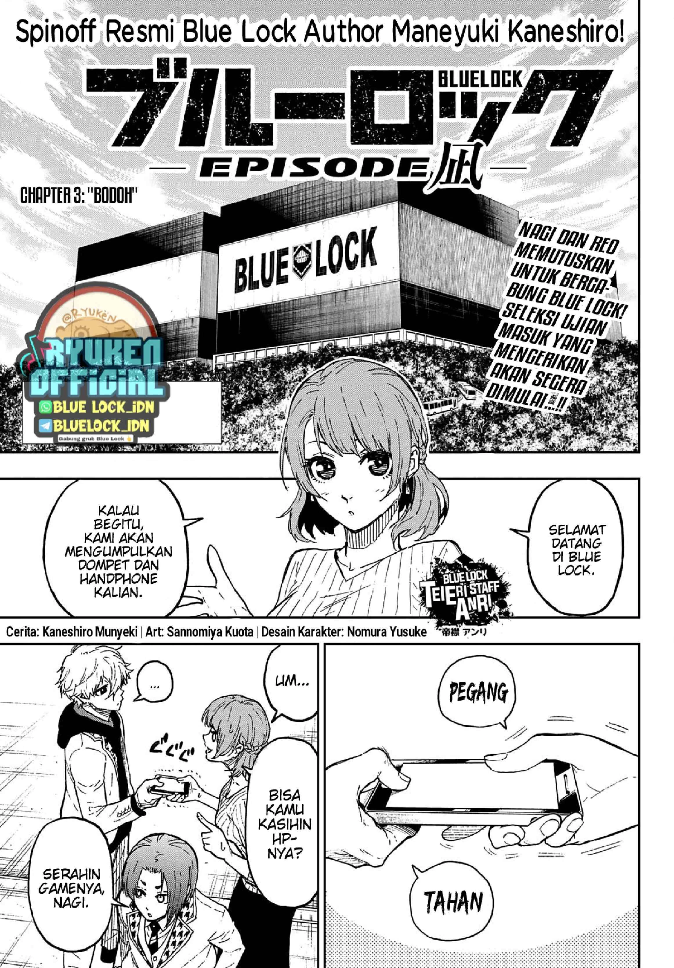 Read Blue Lock Episode Nagi ID Manga Online