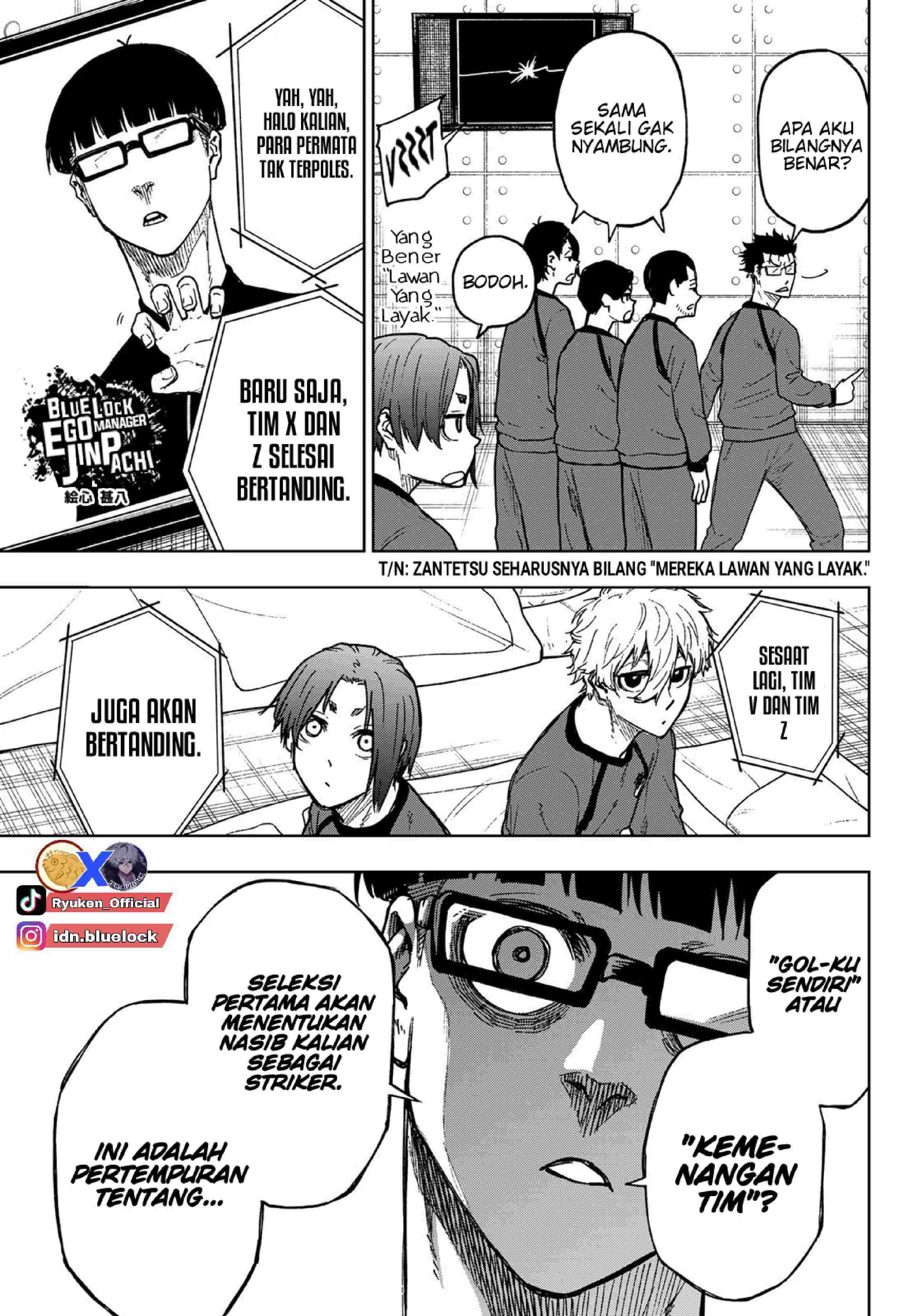 Read Blue Lock Episode Nagi ID Manga Online