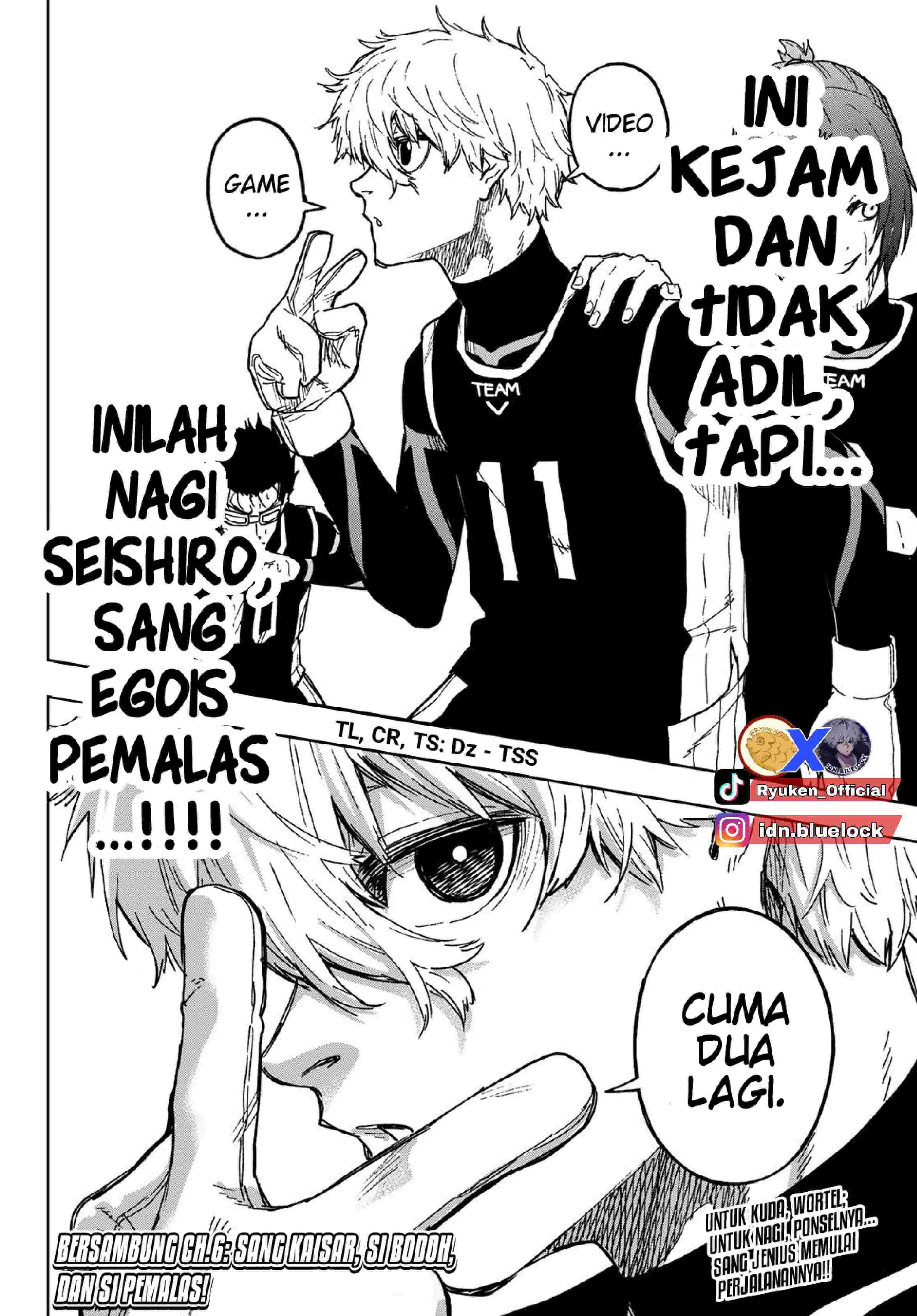 Read Blue Lock Episode Nagi ID Manga Online
