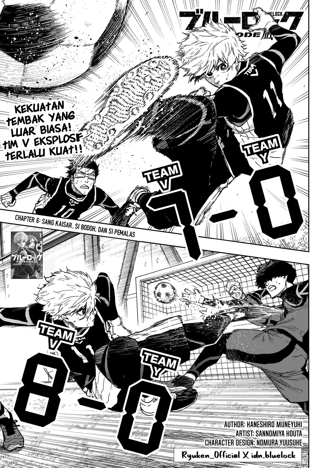 Read Blue Lock Episode Nagi ID Manga Online