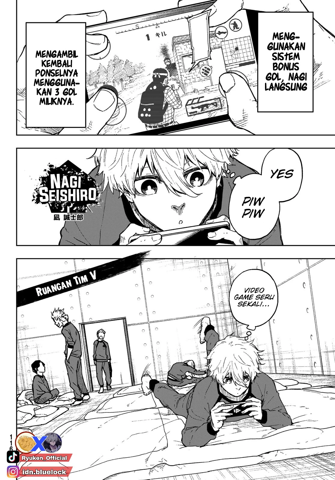 Read Blue Lock Episode Nagi ID Manga Online