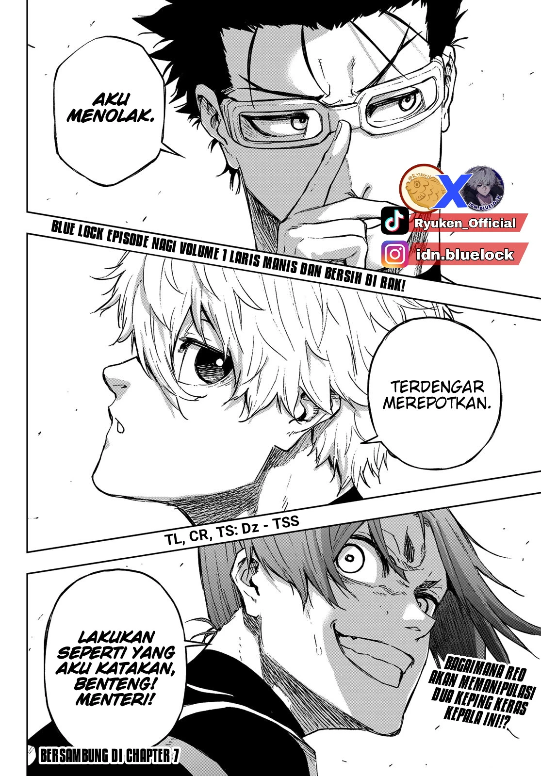 Read Blue Lock Episode Nagi ID Manga Online