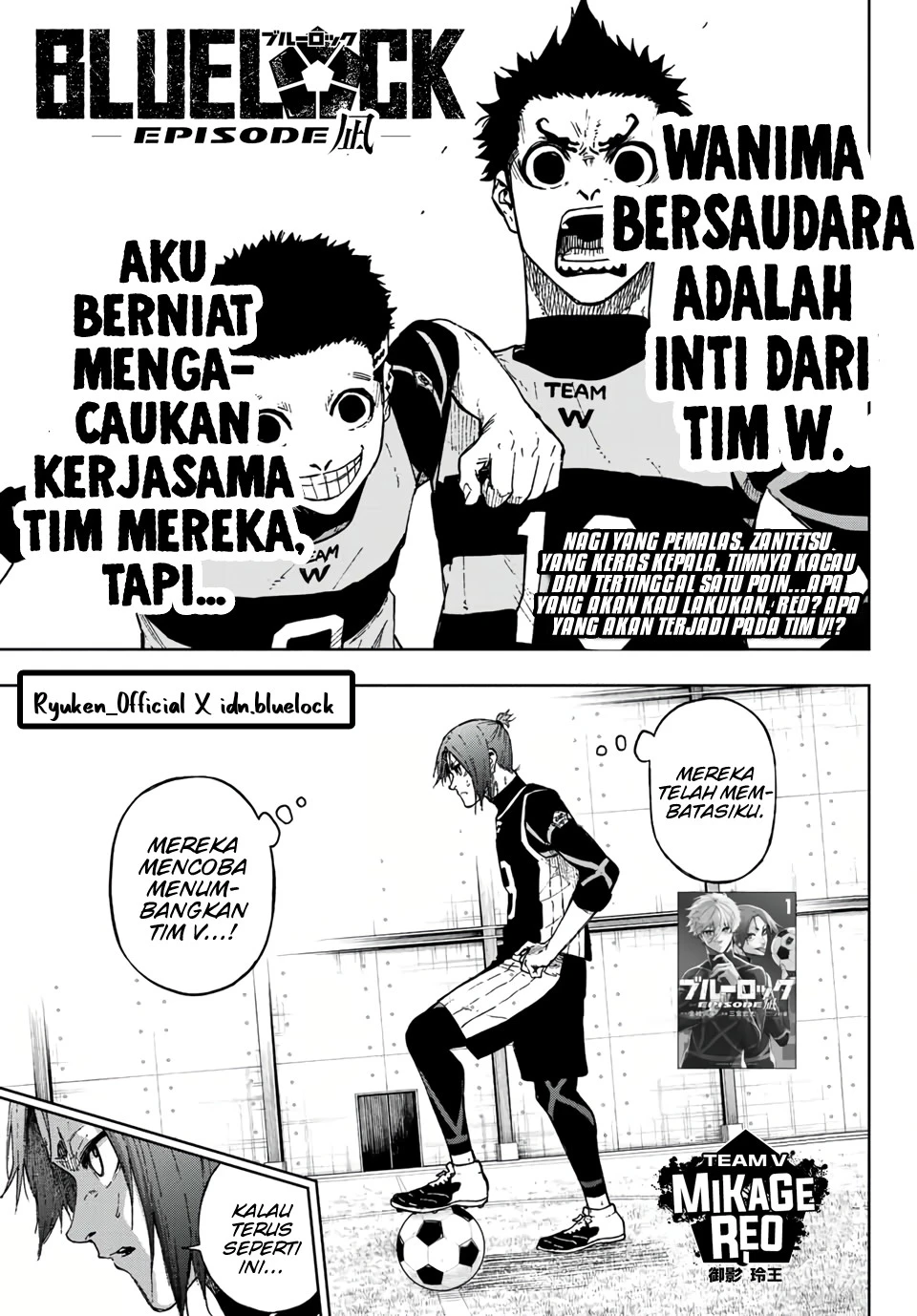 Read Blue Lock Episode Nagi ID Manga Online