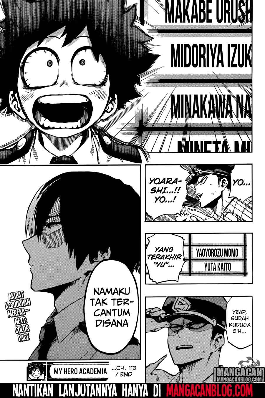 Read Boku no Hero Academia ID Manga Online