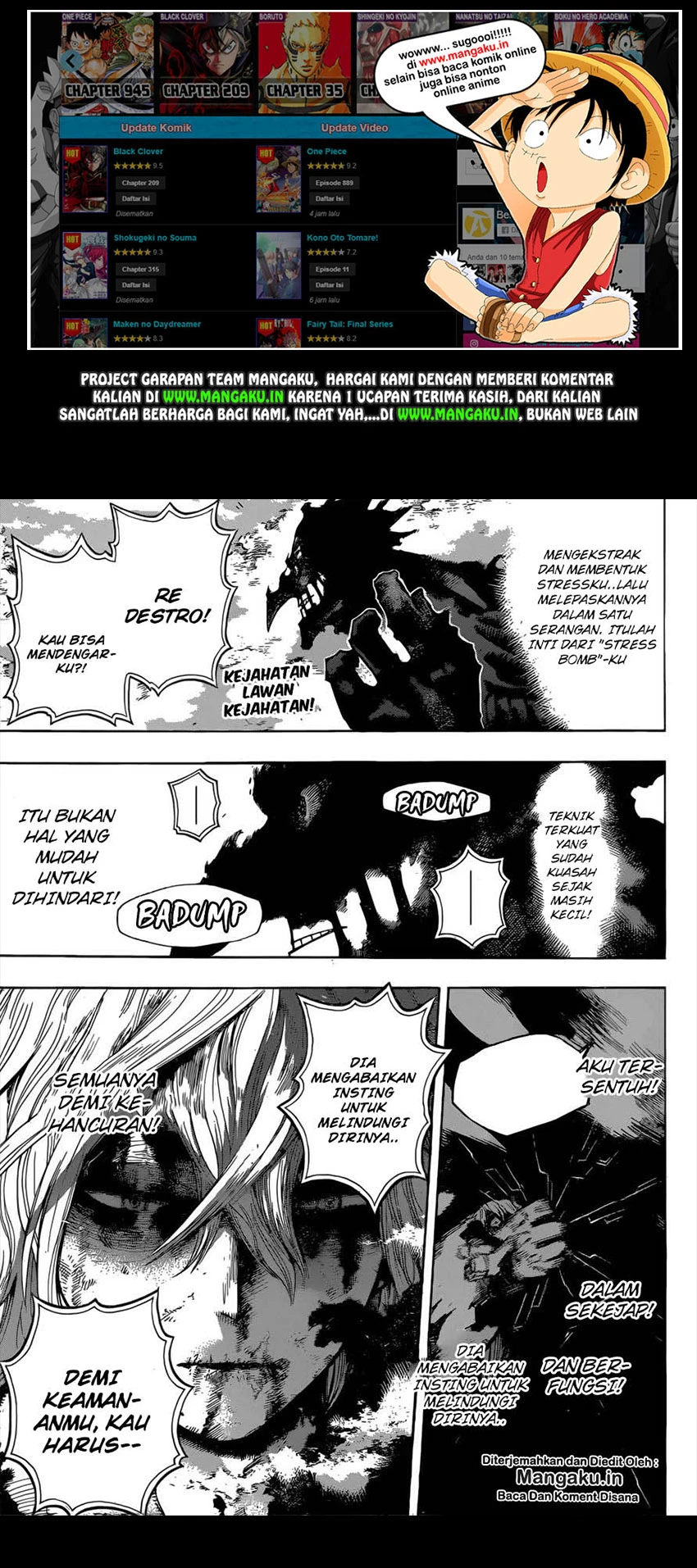 Read Boku no Hero Academia ID Manga Online