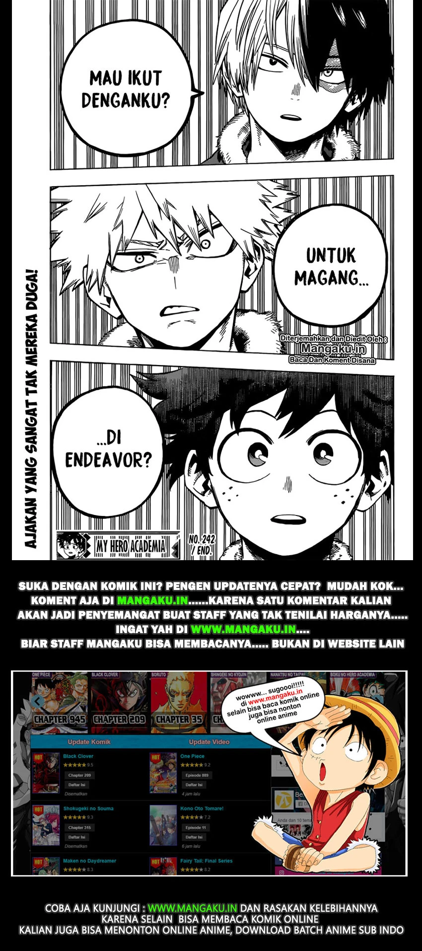 Read Boku no Hero Academia ID Manga Online