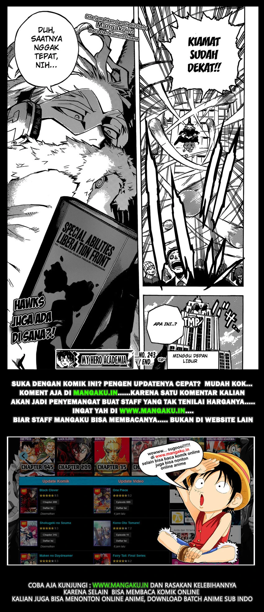 Read Boku no Hero Academia ID Manga Online