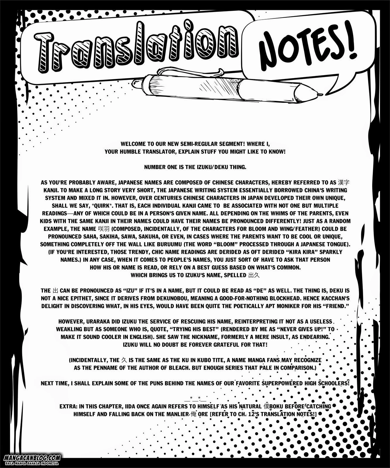 Read Boku no Hero Academia ID Manga Online