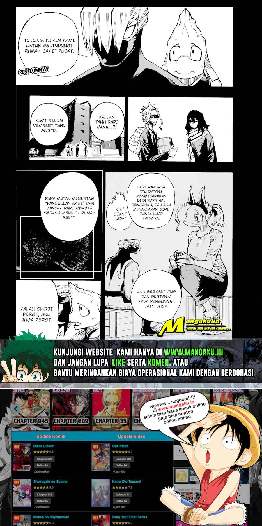Read Boku no Hero Academia ID Manga Online