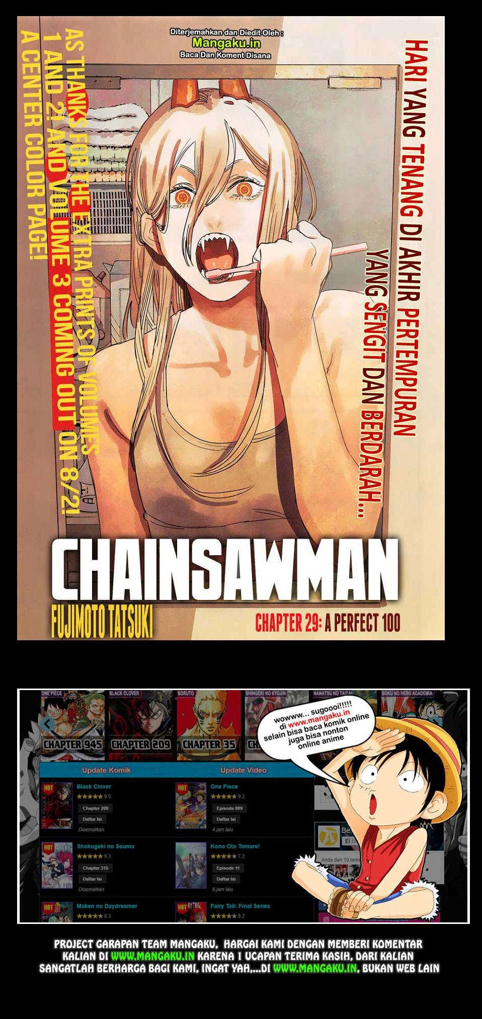 Read Chainsawman Bahasa Indonesia ID Manga Online