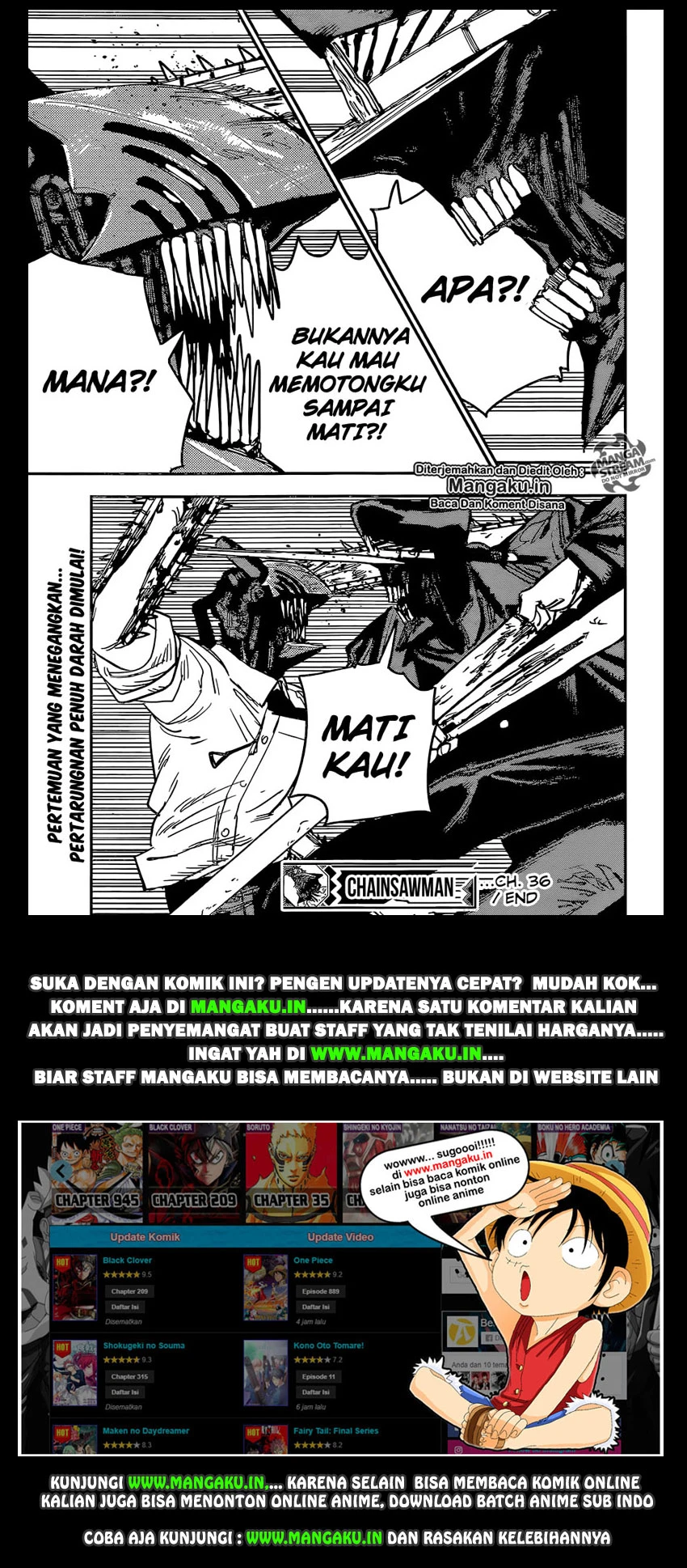 Read Chainsawman Bahasa Indonesia ID Manga Online