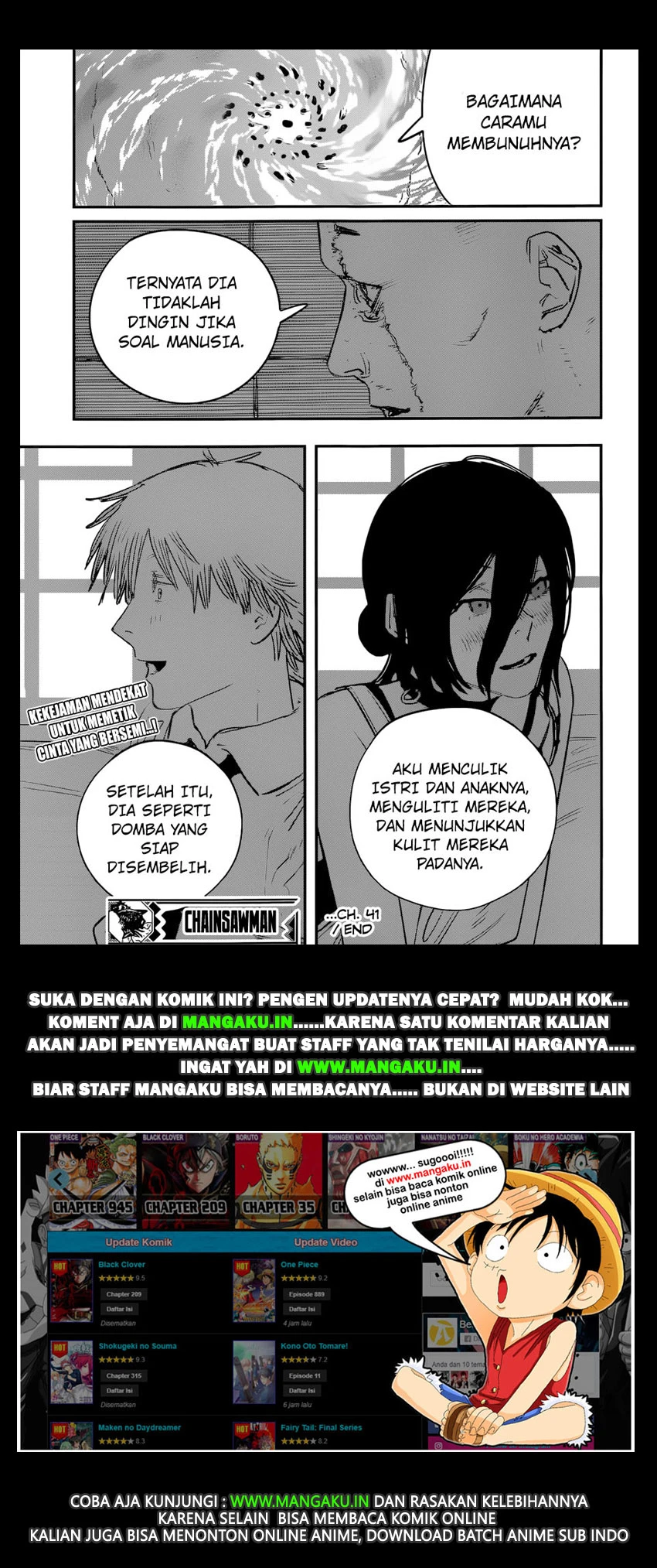 Read Chainsawman Bahasa Indonesia ID Manga Online