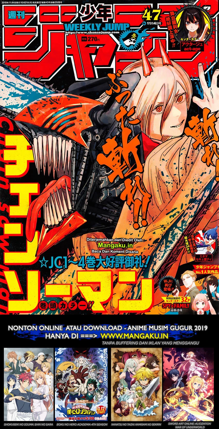 Read Chainsawman Bahasa Indonesia ID Manga Online