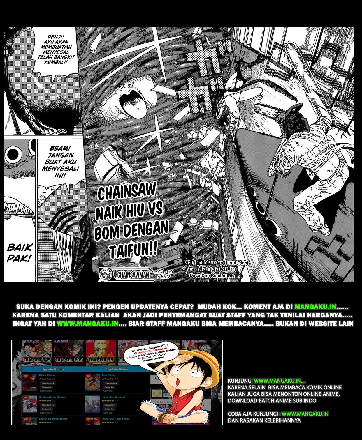 Read Chainsawman Bahasa Indonesia ID Manga Online