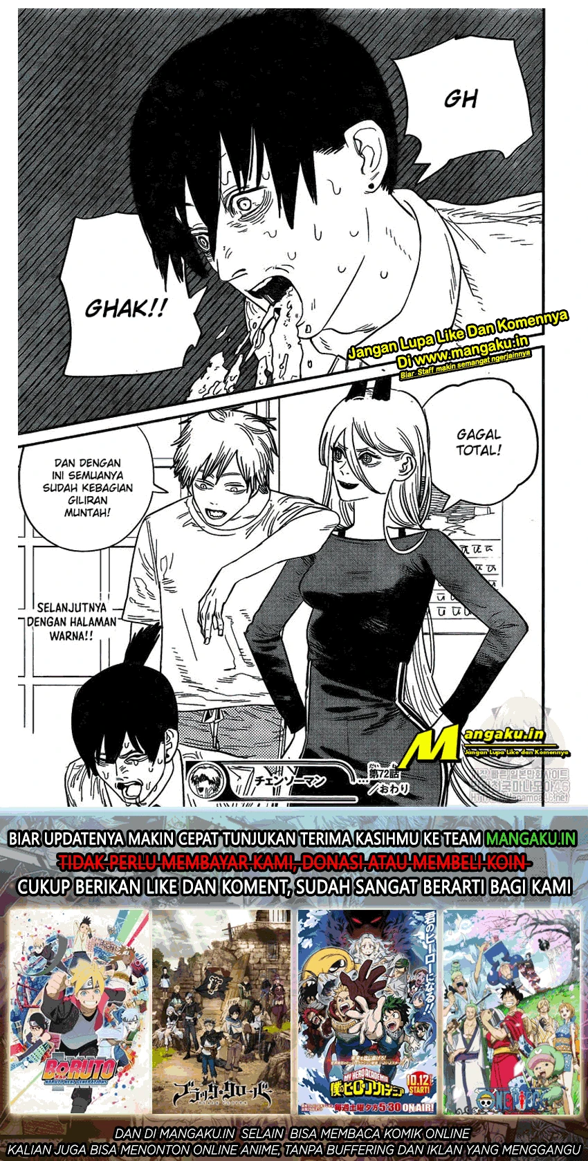 Read Chainsawman Bahasa Indonesia ID Manga Online