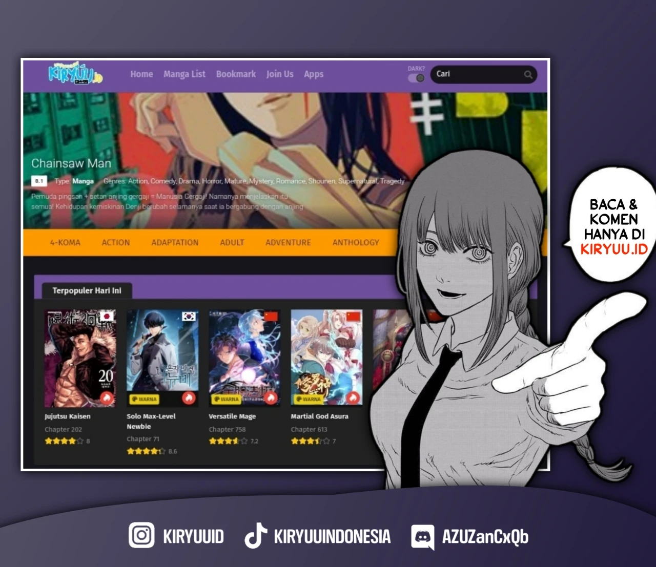 Read DANDADAN Bahasa Indonesia ID Manga Online
