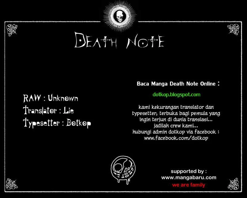 Read Death Note Bahasa Indonesia ID Manga Online