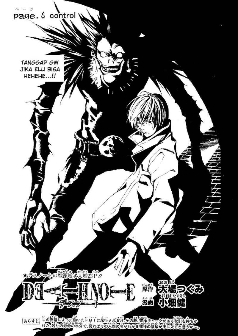 Read Death Note Bahasa Indonesia ID Manga Online