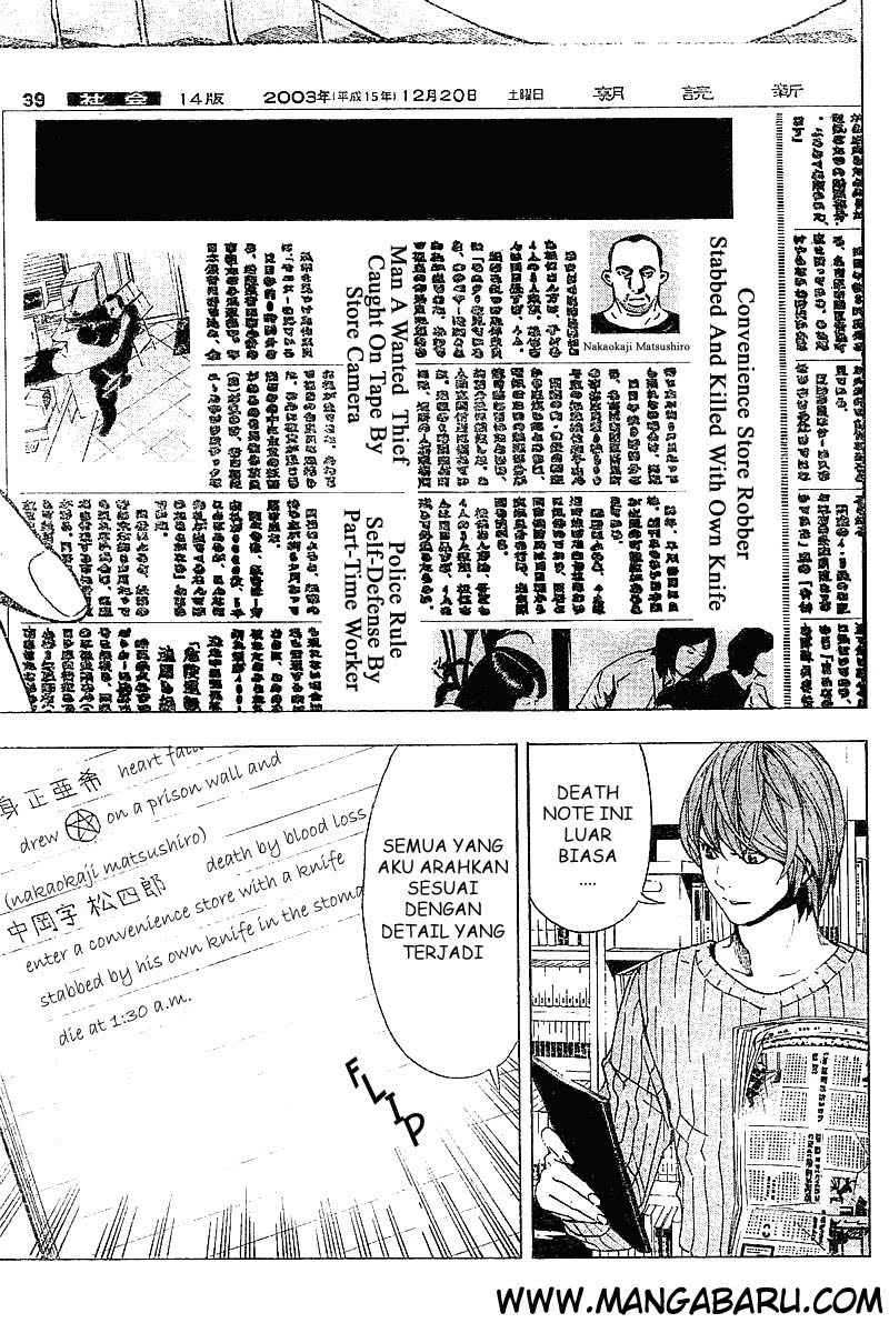 Read Death Note Bahasa Indonesia ID Manga Online