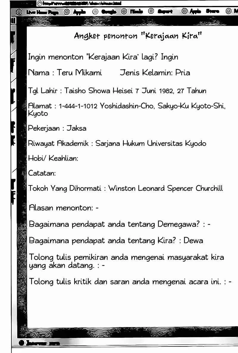 Read Death Note Bahasa Indonesia ID Manga Online