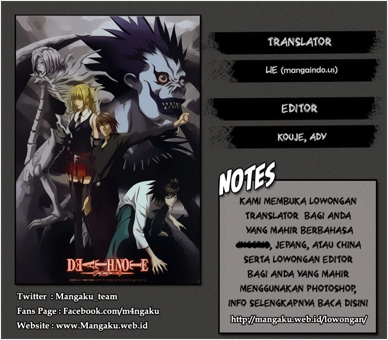 Read Death Note Bahasa Indonesia ID Manga Online