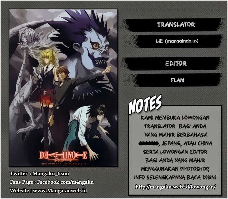 Read Death Note Bahasa Indonesia ID Manga Online