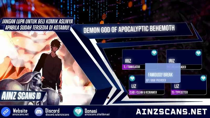 Read Demon God of Apocalyptic Behemoth ID Manga Online