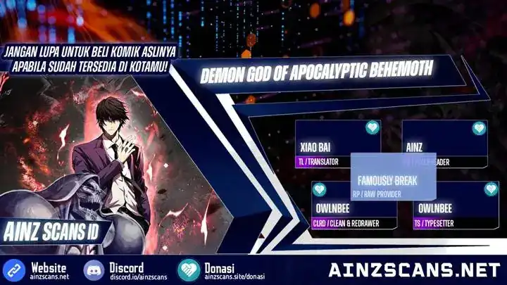 Read Demon God of Apocalyptic Behemoth ID Manga Online