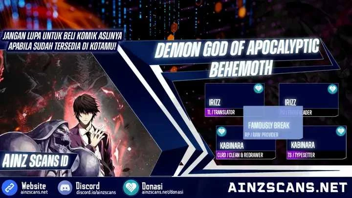 Read Demon God of Apocalyptic Behemoth ID Manga Online