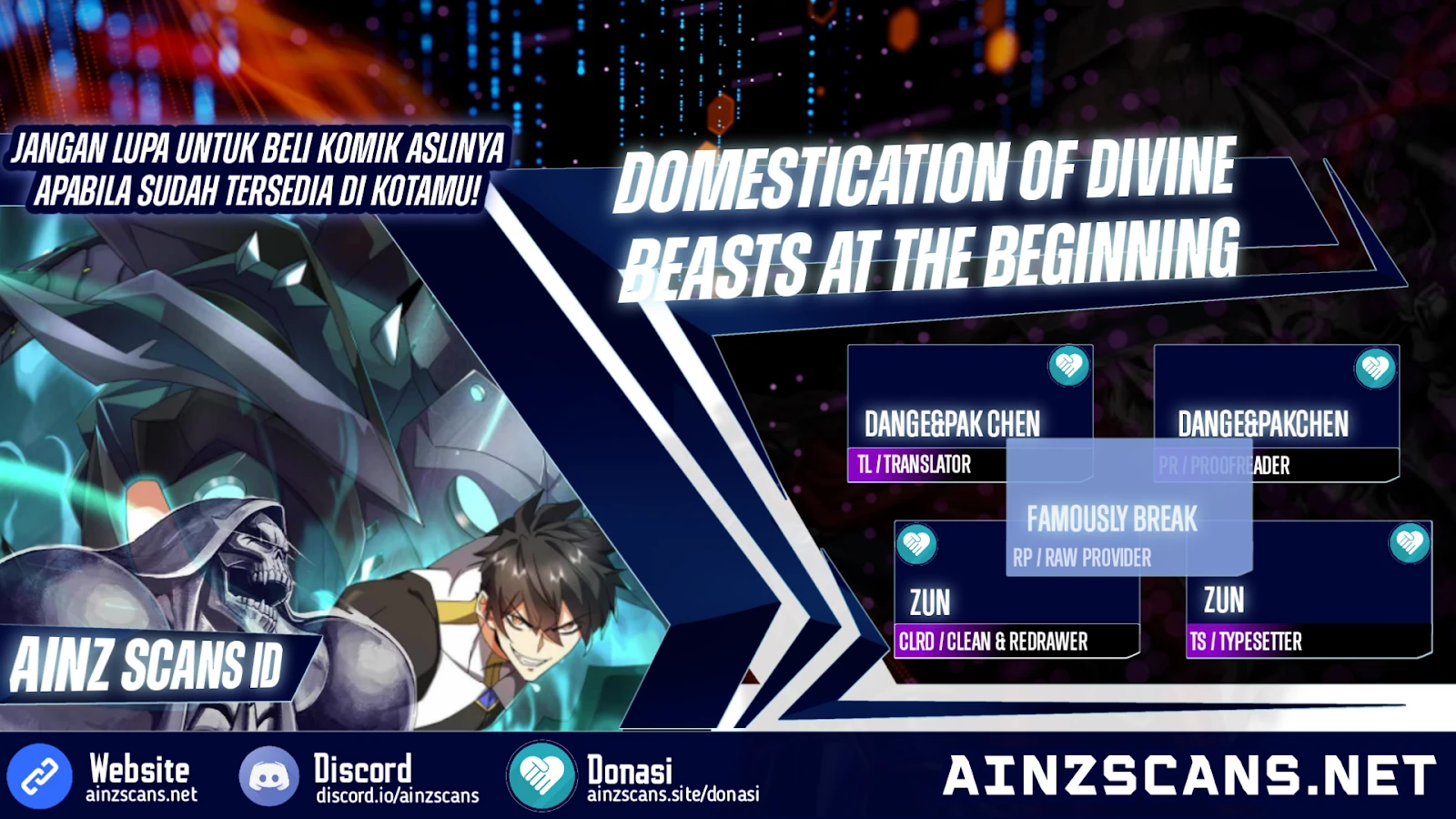 Read Domestication of Divine Beasts at the Beginning ID Manga Online