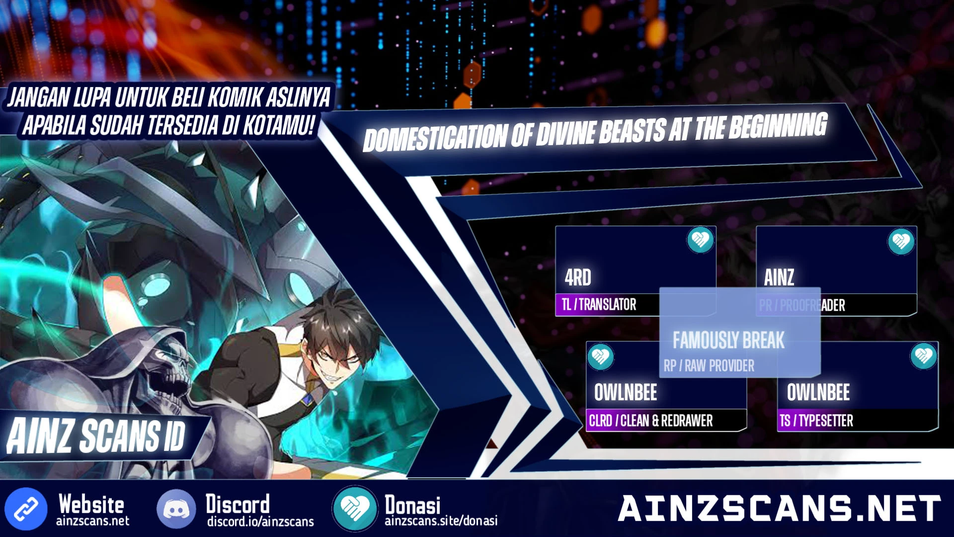 Read Domestication of Divine Beasts at the Beginning ID Manga Online