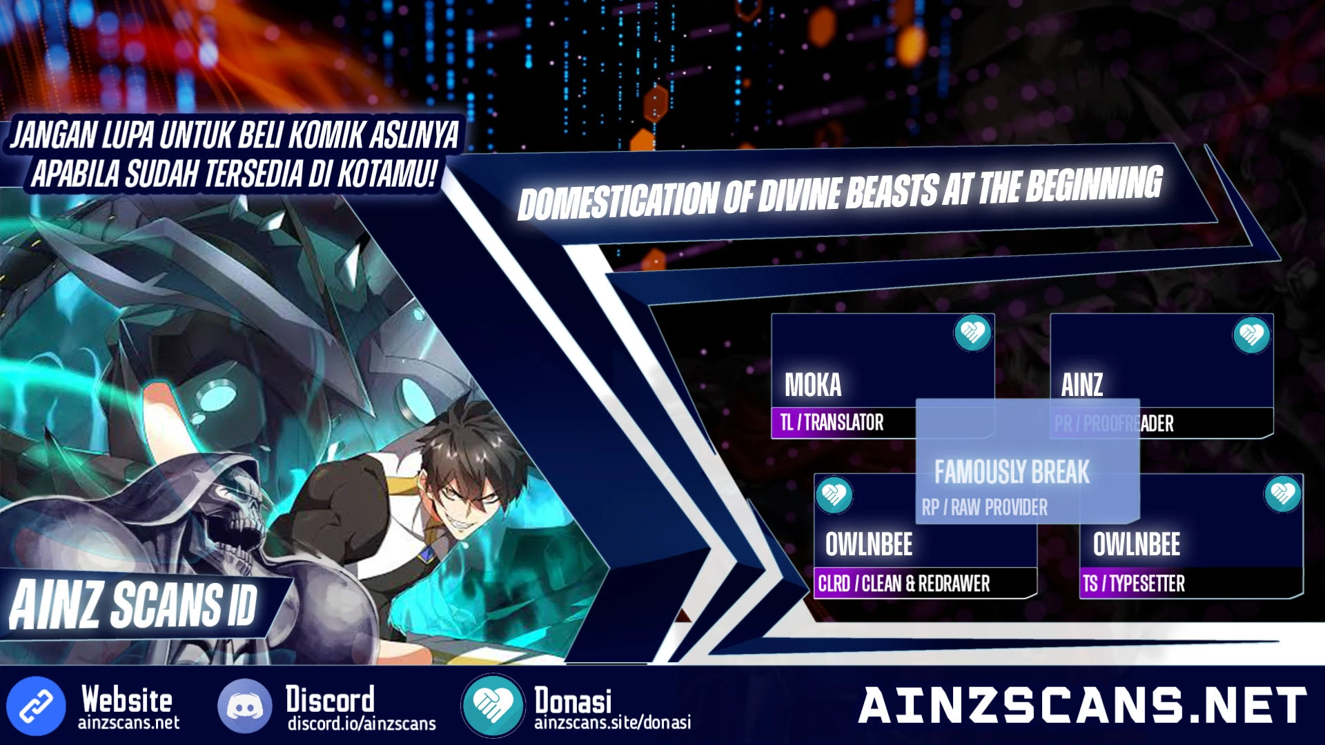 Read Domestication of Divine Beasts at the Beginning ID Manga Online