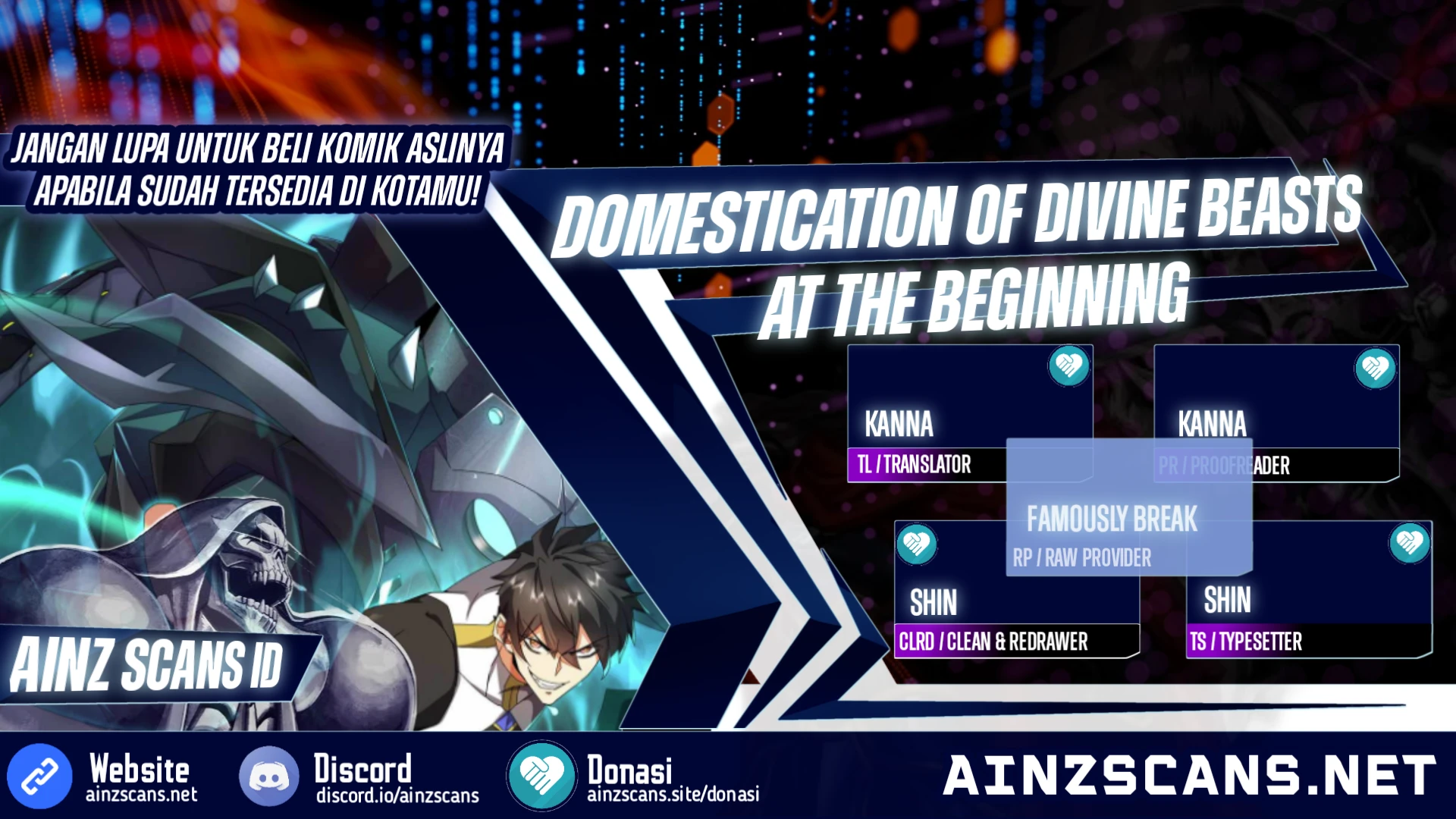 Read Domestication of Divine Beasts at the Beginning ID Manga Online