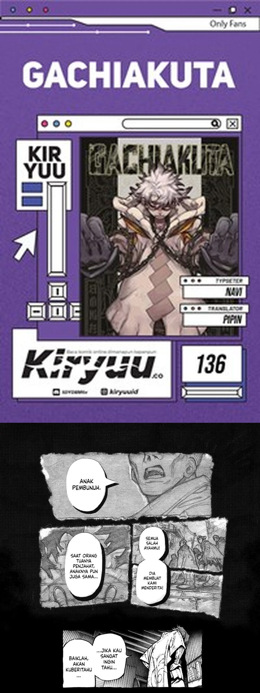 Read Gachiakuta Bahasa Indonesia ID Manga Online