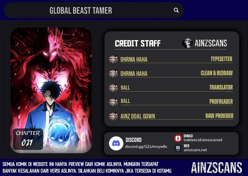 Read Global Beast Tamer I Can See the Path of Evolution ID Manga Online