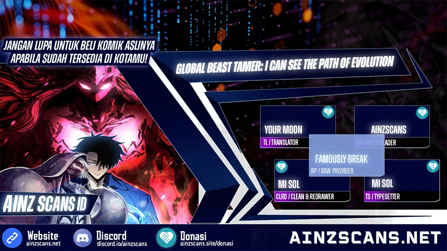 Read Global Beast Tamer I Can See the Path of Evolution ID Manga Online