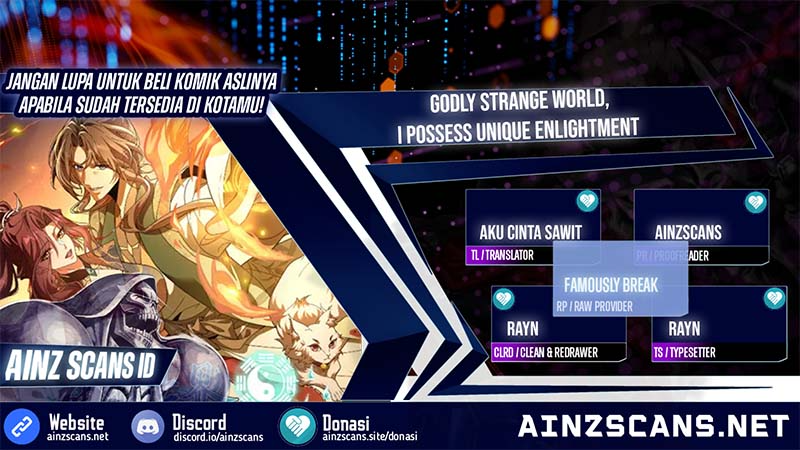 Read Godly Strange World, I Possess Unique Enlightment ID Manga Online