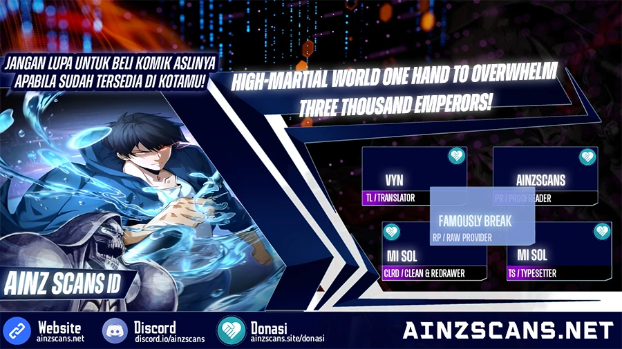 Read High Martiality With One Hand, I Single-Handedly Repel Three Thousand Emperors ID Manga Online