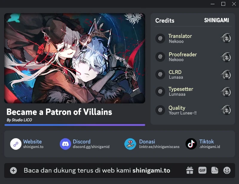 Read I Became a Patron of Villains ID Manga Online