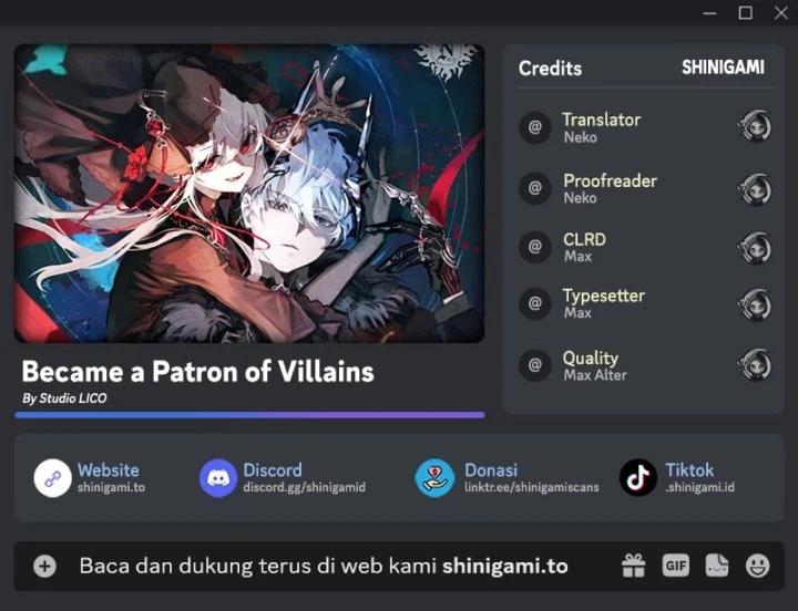 Read I Became a Patron of Villains ID Manga Online