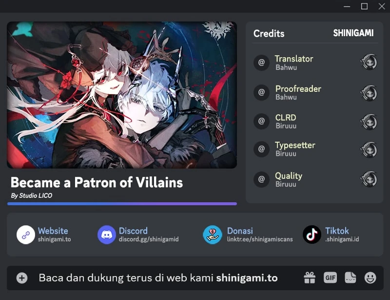 Read I Became a Patron of Villains ID Manga Online