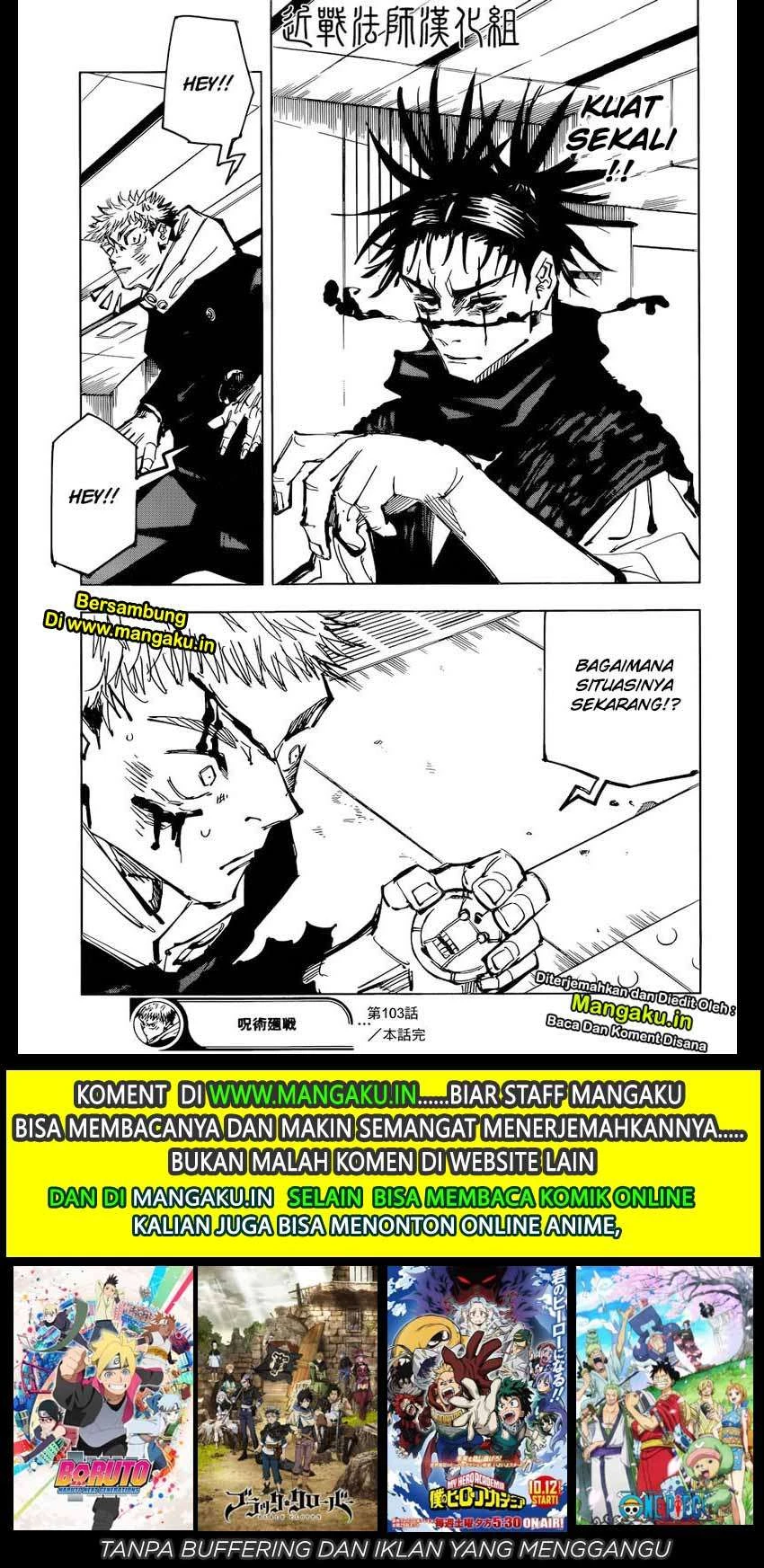 Read Jujutsu Kaisen Bahasa Indonesia ID Manga Online