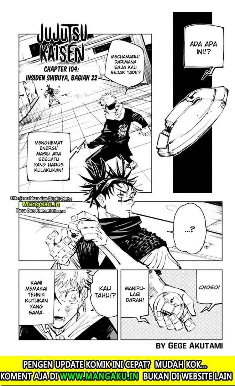 Read Jujutsu Kaisen Bahasa Indonesia ID Manga Online