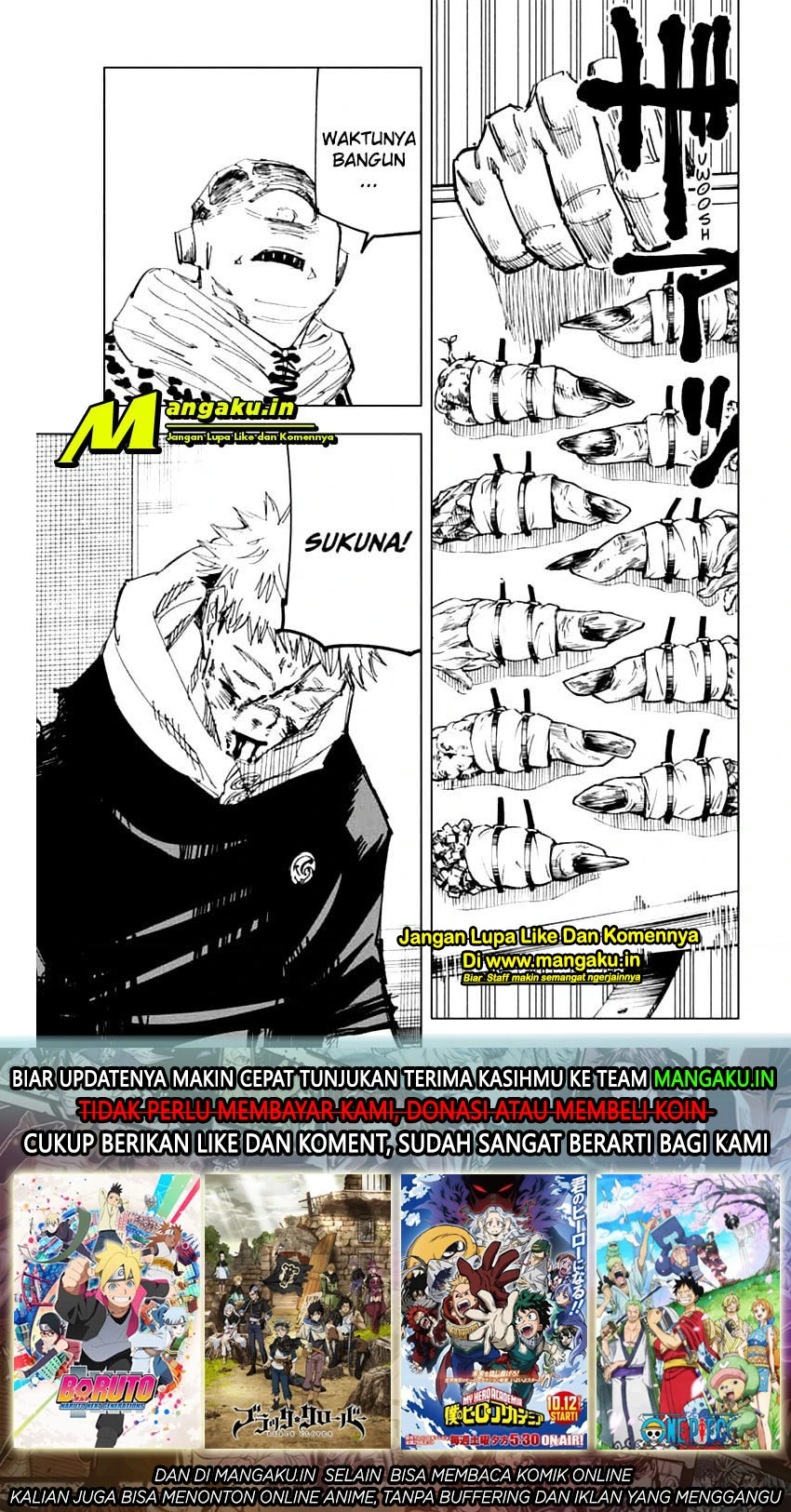 Read Jujutsu Kaisen Bahasa Indonesia ID Manga Online