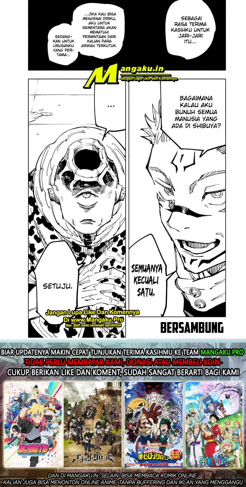 Read Jujutsu Kaisen Bahasa Indonesia ID Manga Online