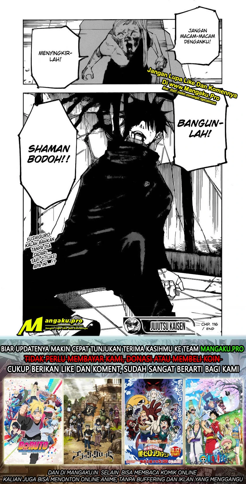 Read Jujutsu Kaisen Bahasa Indonesia ID Manga Online