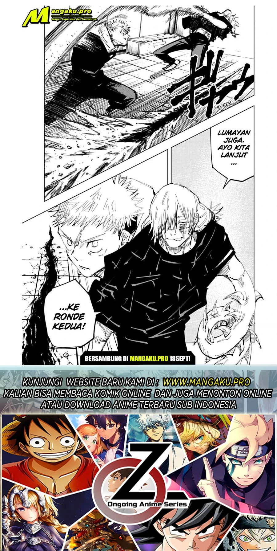 Read Jujutsu Kaisen Bahasa Indonesia ID Manga Online