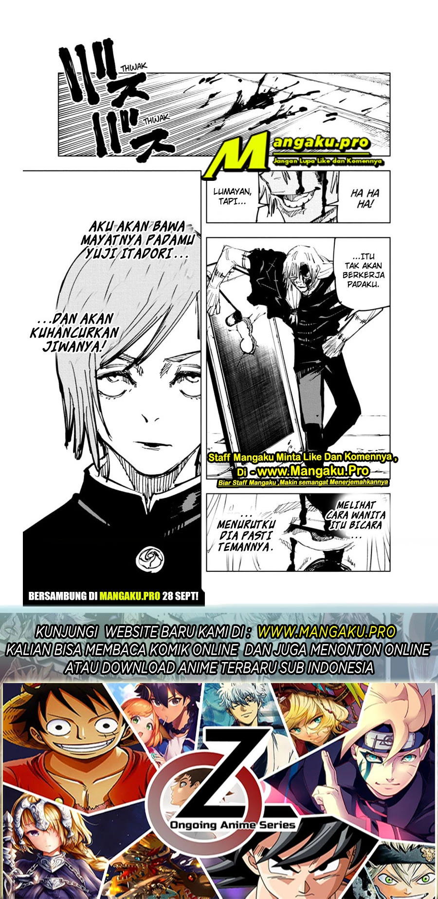 Read Jujutsu Kaisen Bahasa Indonesia ID Manga Online